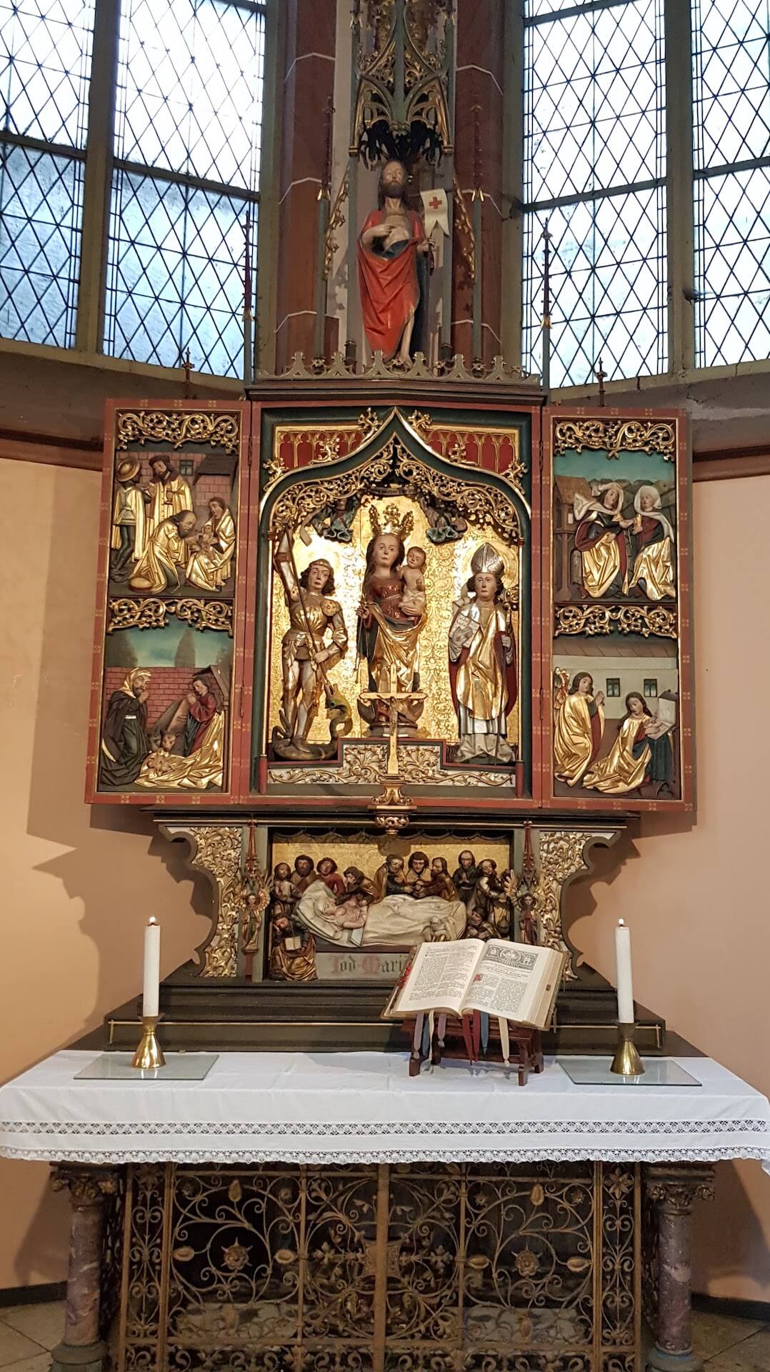 Marienaltar, Ende des 15. Jhd. (Mainfranken)